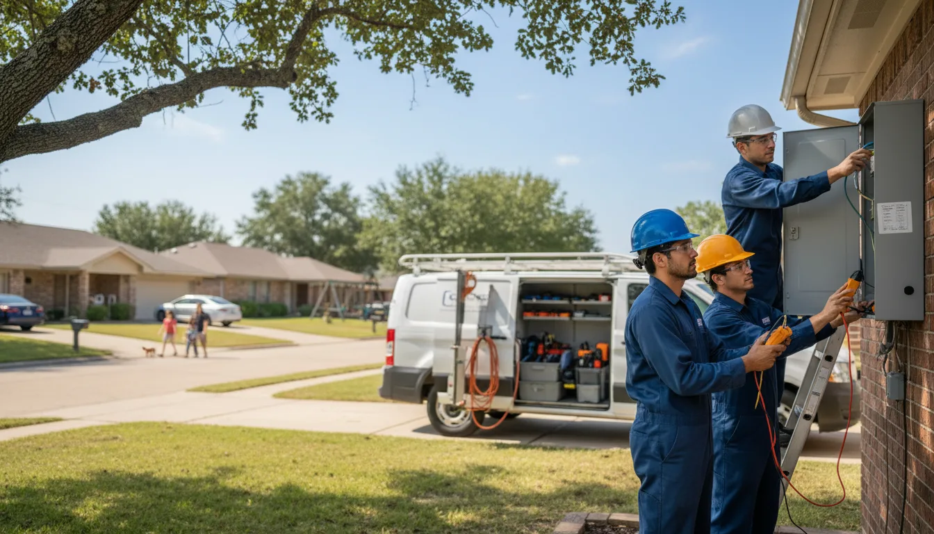 Certified electrician providing emergency electrical services in Conway, MO